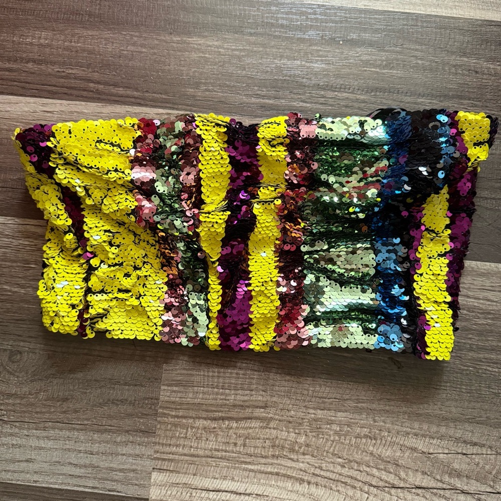 Forever 21 Colorful Sequin Top